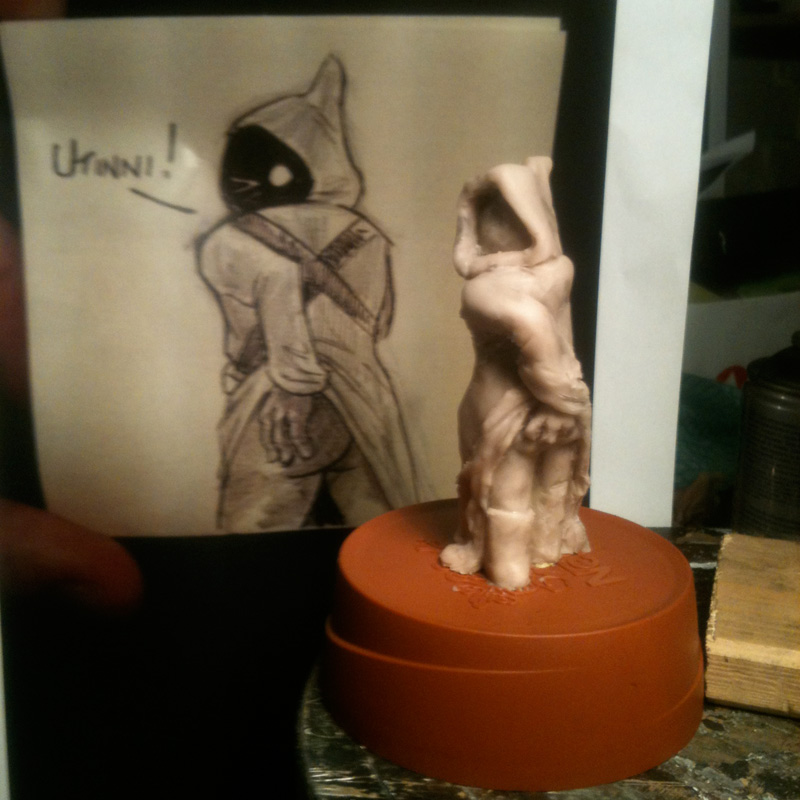 Sculpting a Jawa